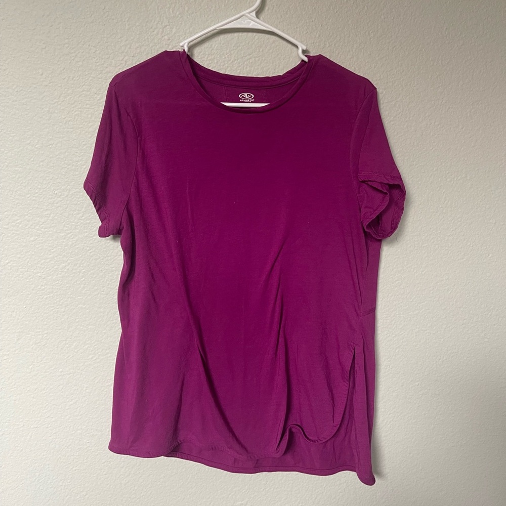 Athletic purple women top size XL